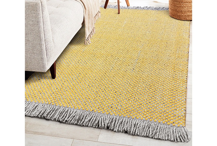 ラグ prevell プレーベル INDIA バルバ ラグ(ブルー) | ラグ・絨毯