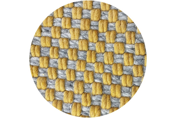 ラグ prevell プレーベル INDIA バルバ ラグ(イエロー) | ラグ・絨毯