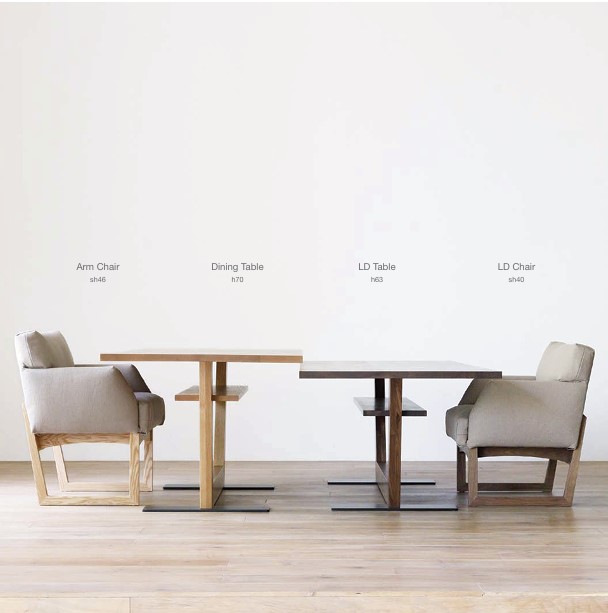 ダイニングチェア Hirashima ヒラシマ LIBERIA PLUS Dining Arm Bench