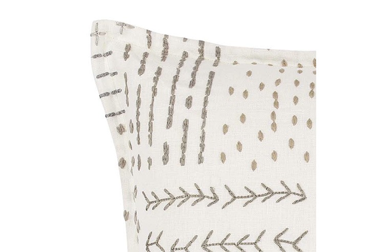 クッション zinc textile ジンク Frome ZC664-01 (50×50) | ホワイト系