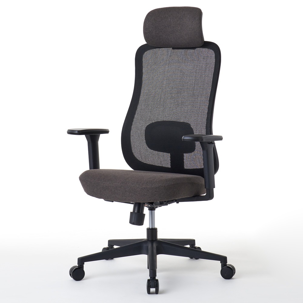 ROOM WORKS ワークチェア シンプルベーシック M2BK 張地ブラウン RM2-BBR