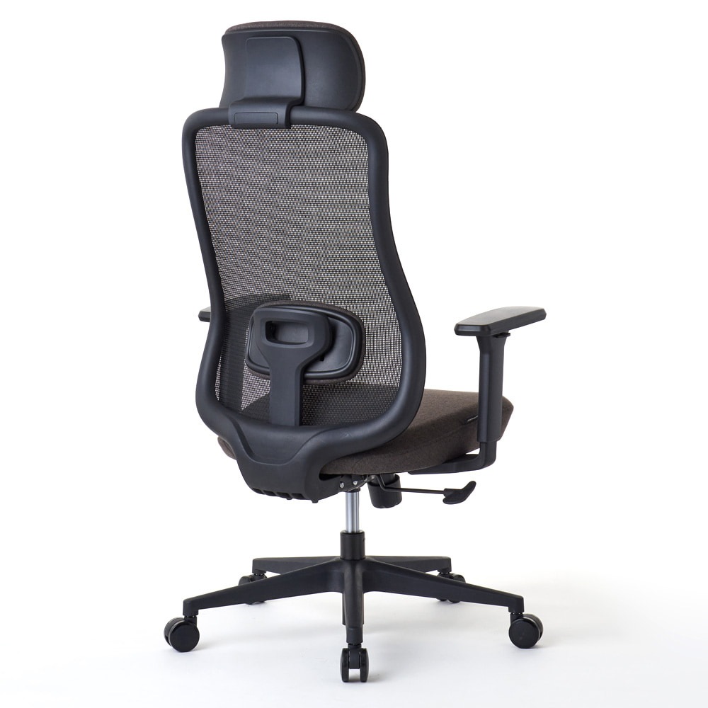 ROOM WORKS ワークチェア シンプルベーシック M2BK 張地ブラウン RM2-BBR
