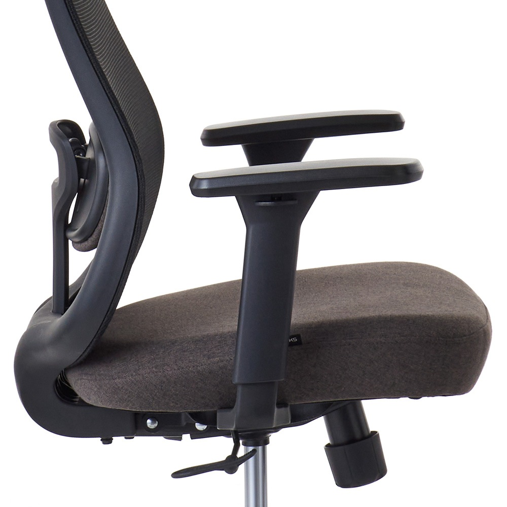 ROOM WORKS ワークチェア シンプルベーシック M2BK 張地ブラウン RM2-BBR
