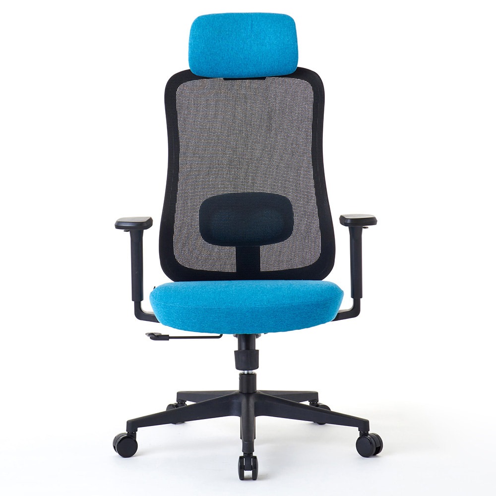 ROOM WORKS ワークチェア シンプルベーシック M2BK 張地エメラルド RM2-BEM