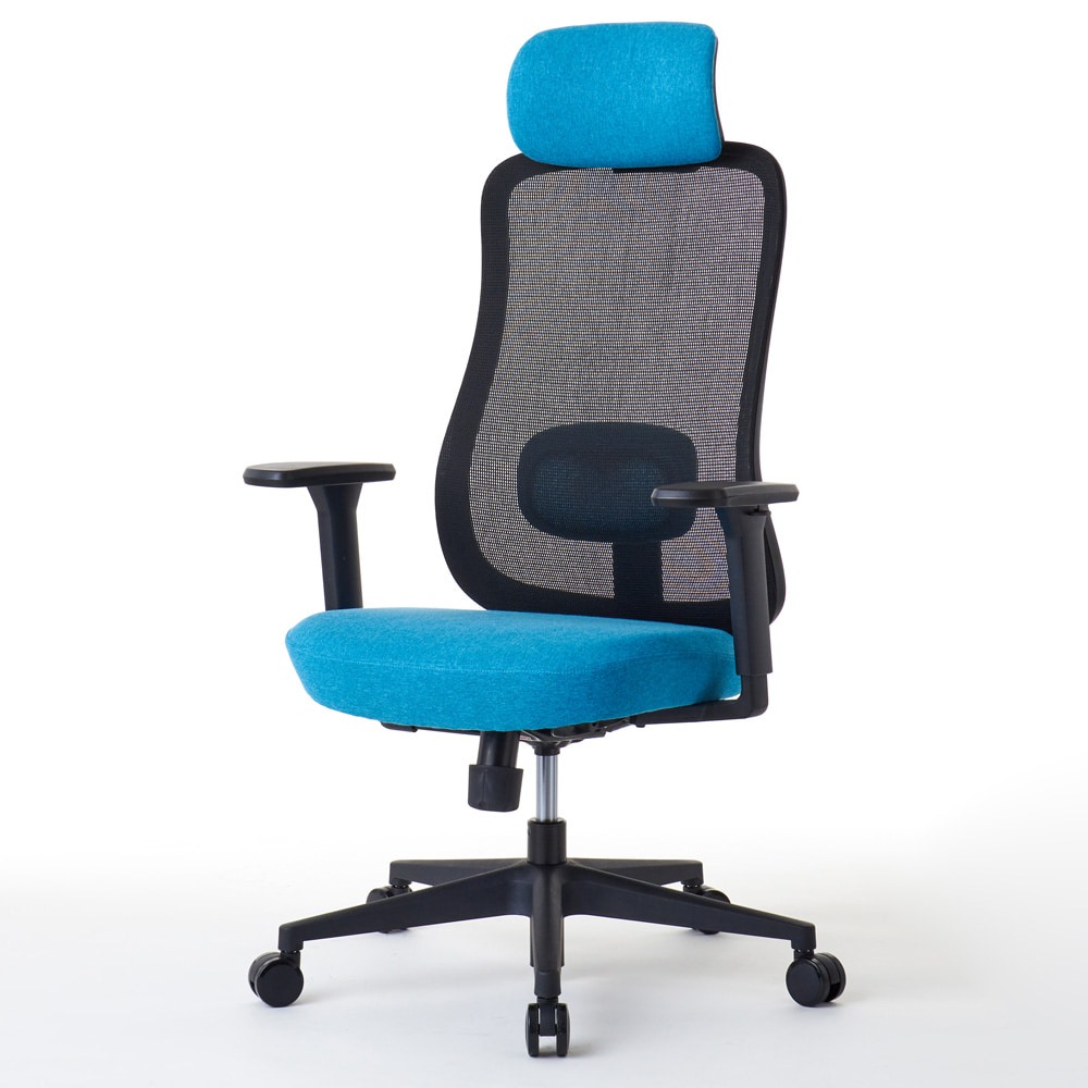 ROOM WORKS ワークチェア シンプルベーシック M2BK 張地エメラルド RM2-BEM