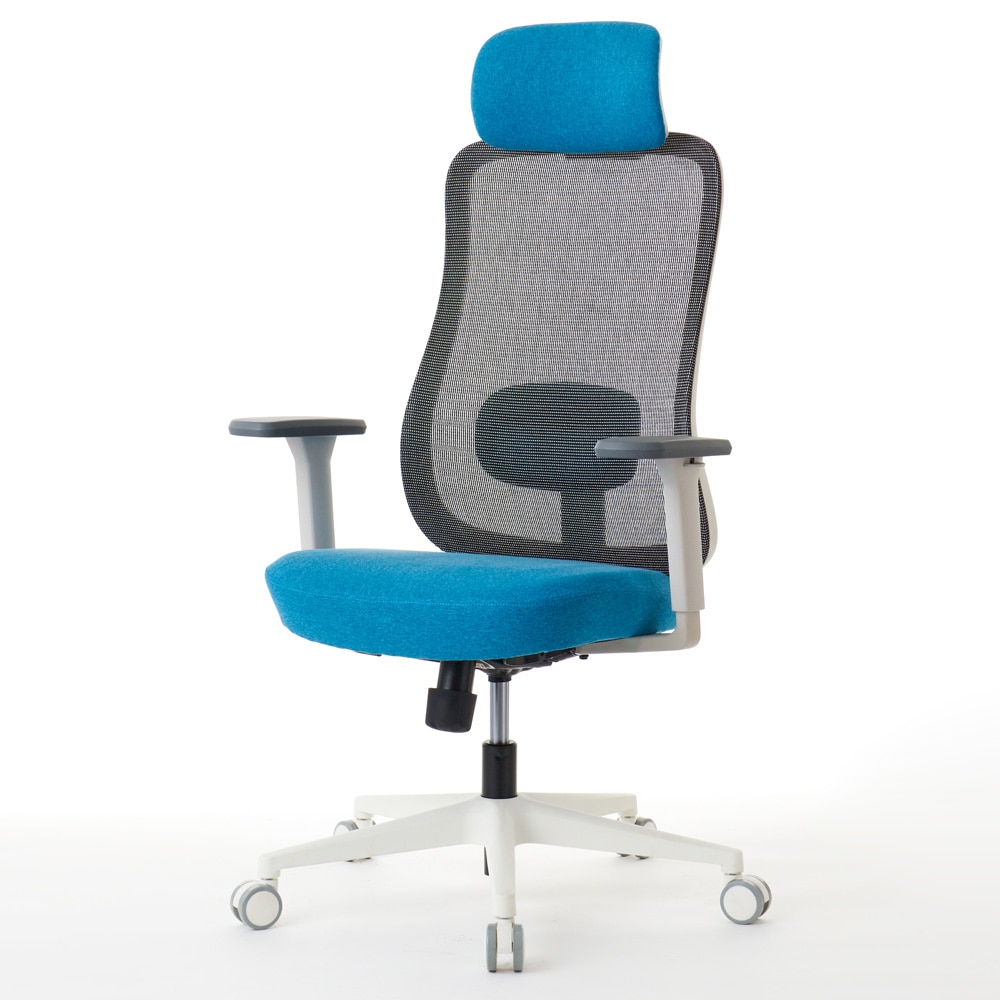 ROOM WORKS ワークチェア シンプルベーシック M2WH 張地エメラルド RM2-WEM