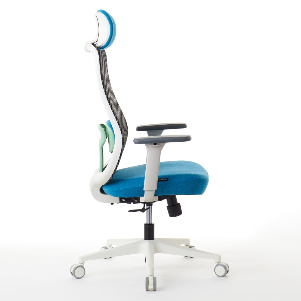 ROOM WORKS ワークチェア シンプルベーシック M2WH 張地エメラルド RM2-WEM