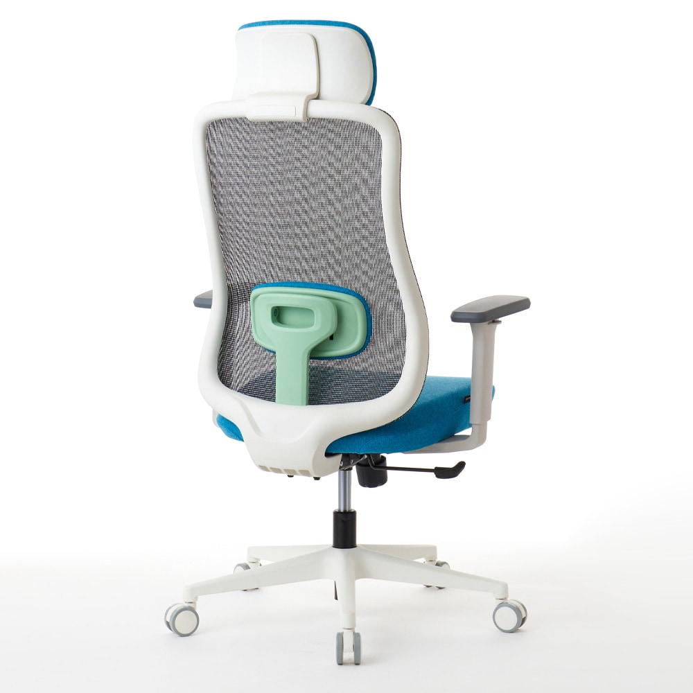 ROOM WORKS ワークチェア シンプルベーシック M2WH 張地エメラルド RM2-WEM