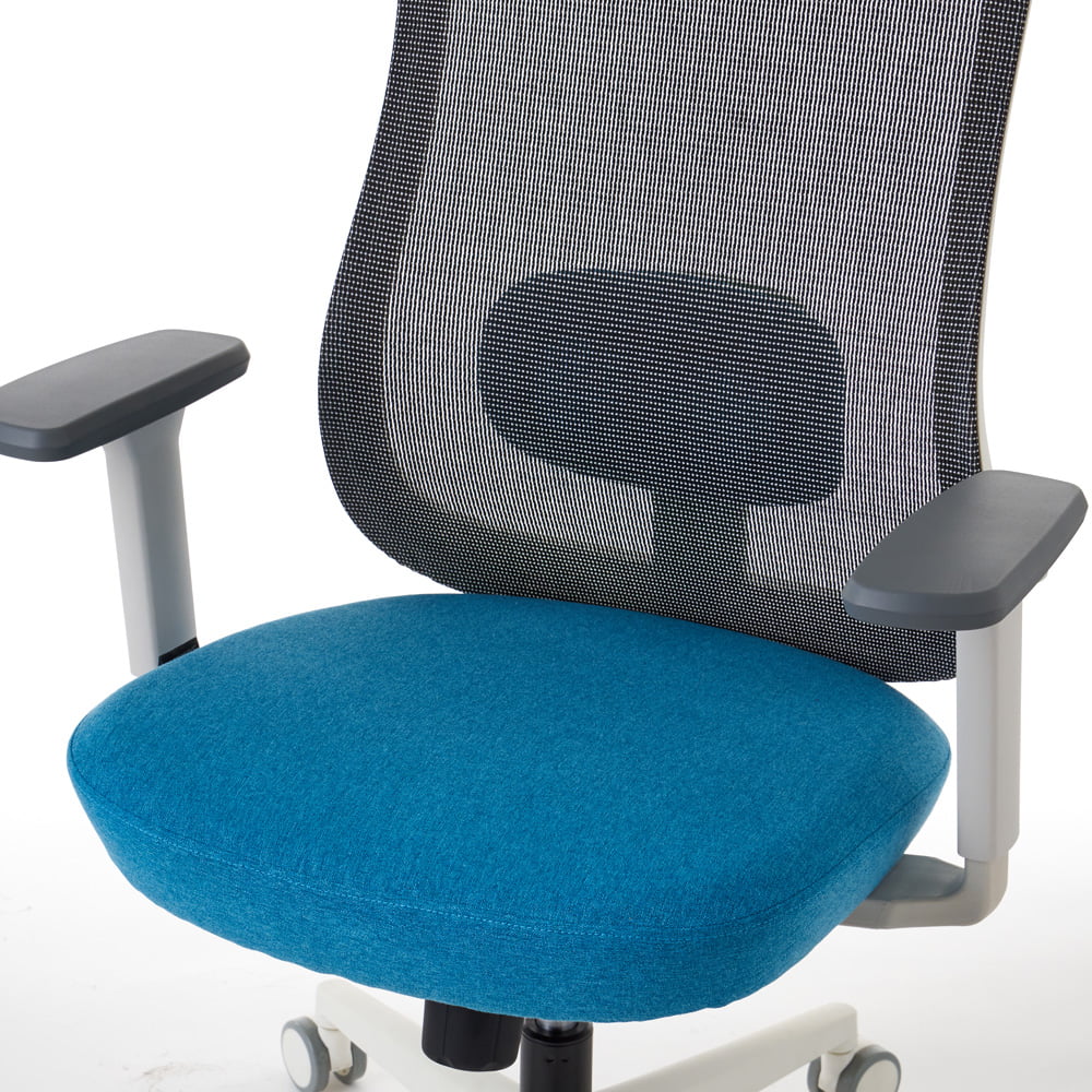 ROOM WORKS ワークチェア シンプルベーシック M2WH 張地エメラルド RM2-WEM