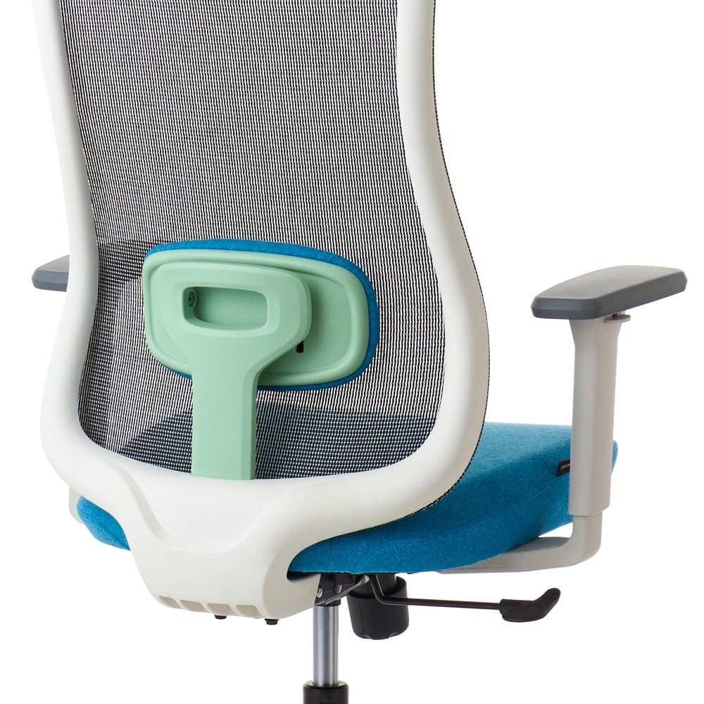 ROOM WORKS ワークチェア シンプルベーシック M2WH 張地エメラルド RM2-WEM