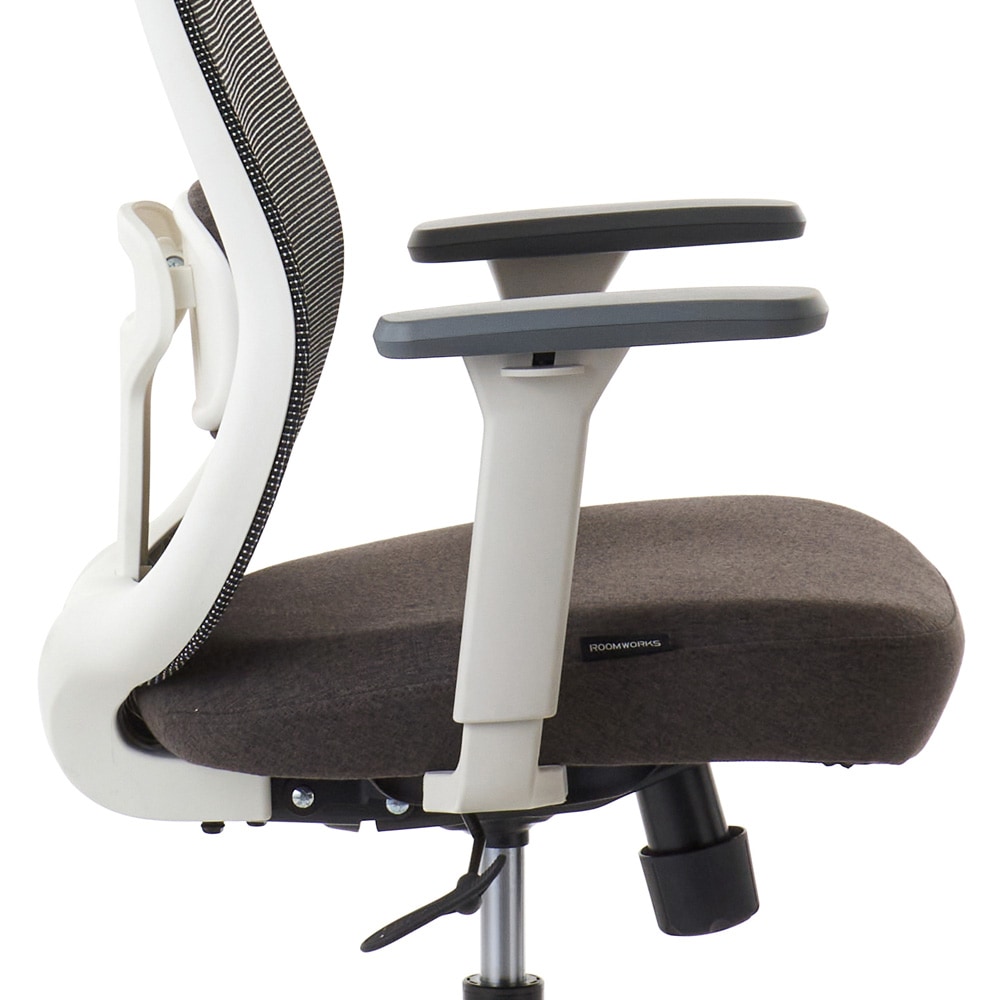 ROOM WORKS ワークチェア シンプルベーシック M2WH 張地ブラウン RM2-WBR