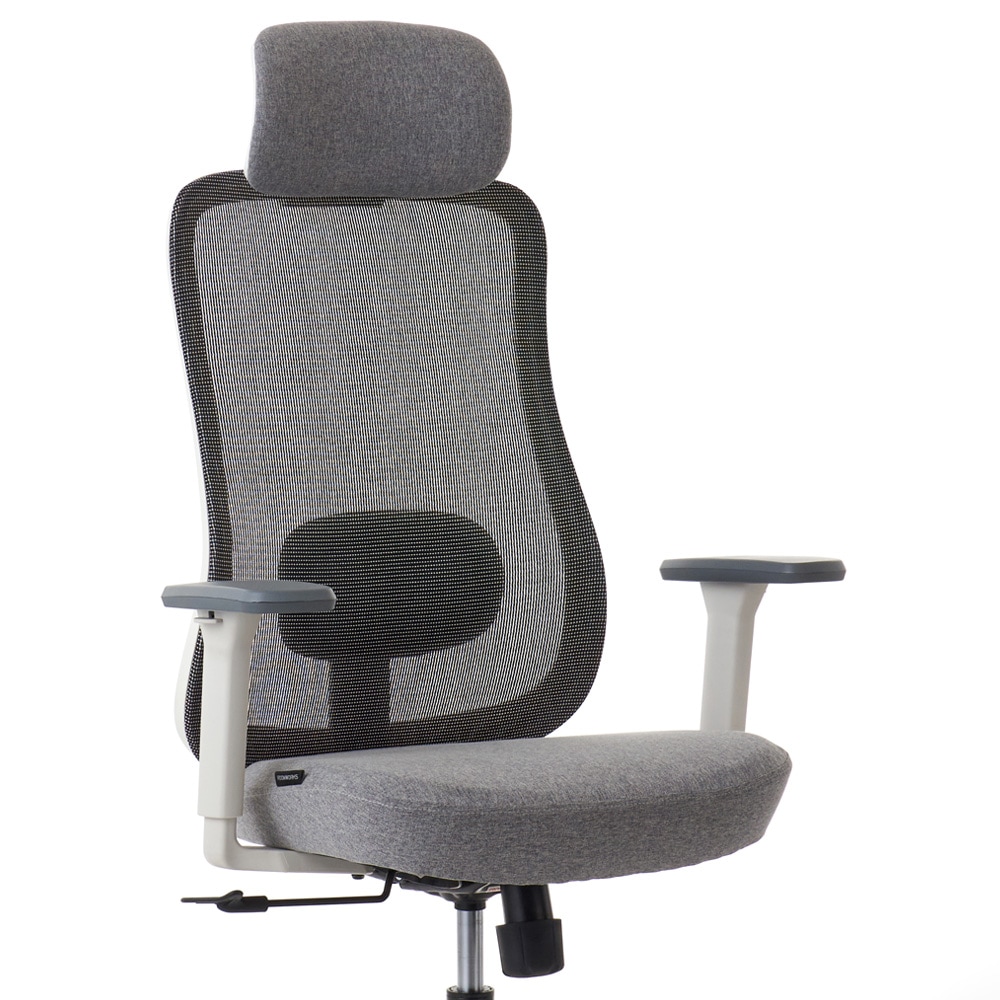 ROOM WORKS ワークチェア シンプルベーシック M2WH 張地グレー RM2-WGY