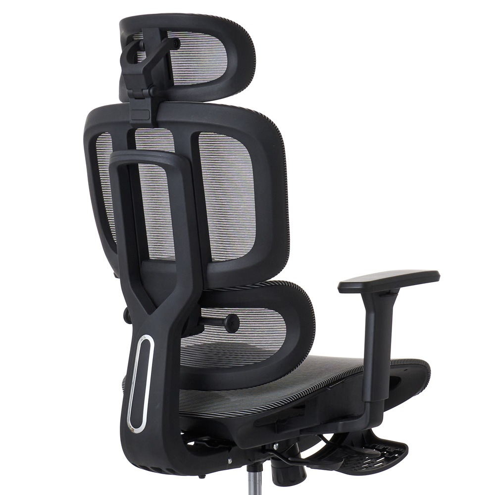 ROOM WORKS 多機能フルメッシュワークチェア M5 グレー メッシュ座面 RM5-GY