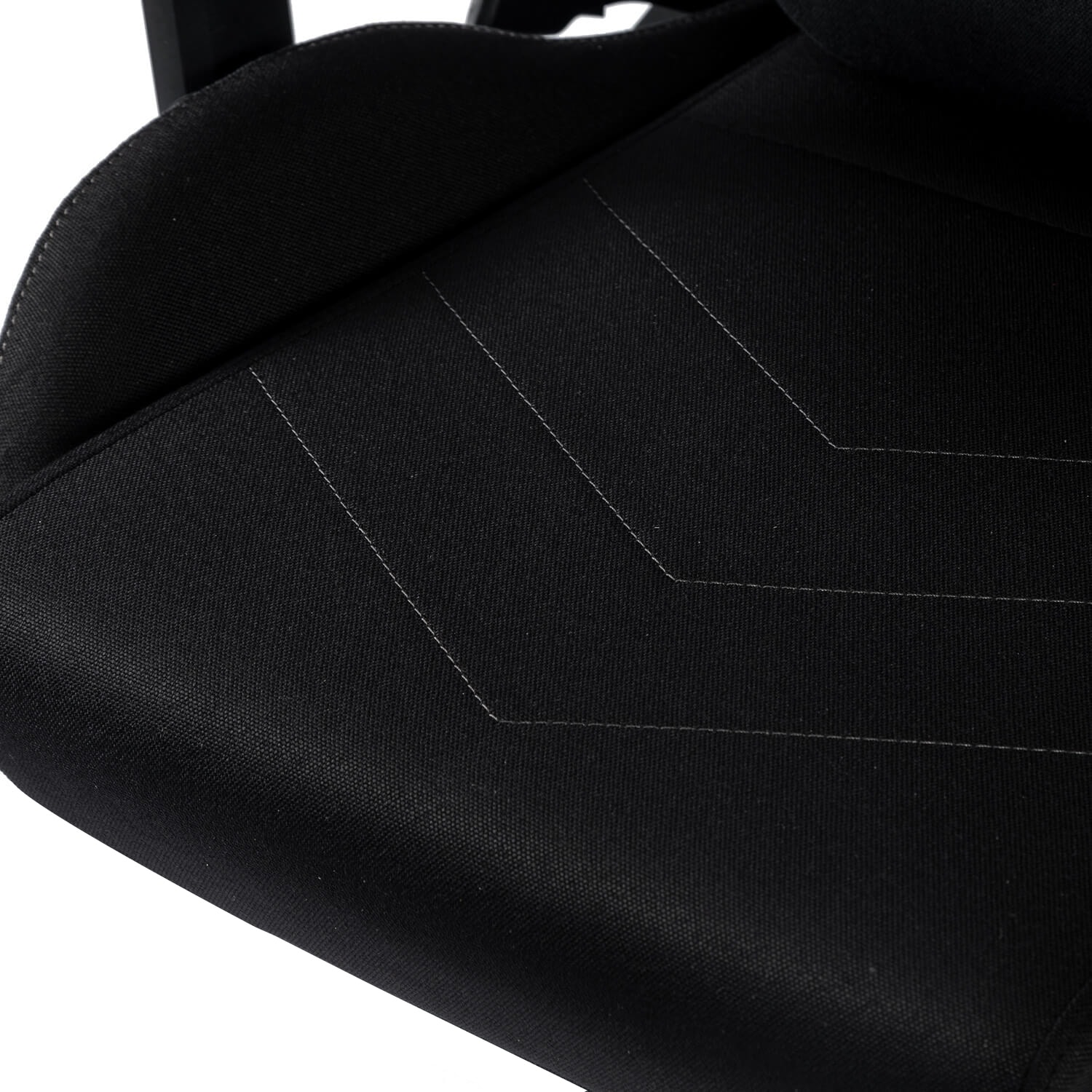 VESTEX ゲーミングチェア ブラック ファブリック フットレストなし VES-S1BK