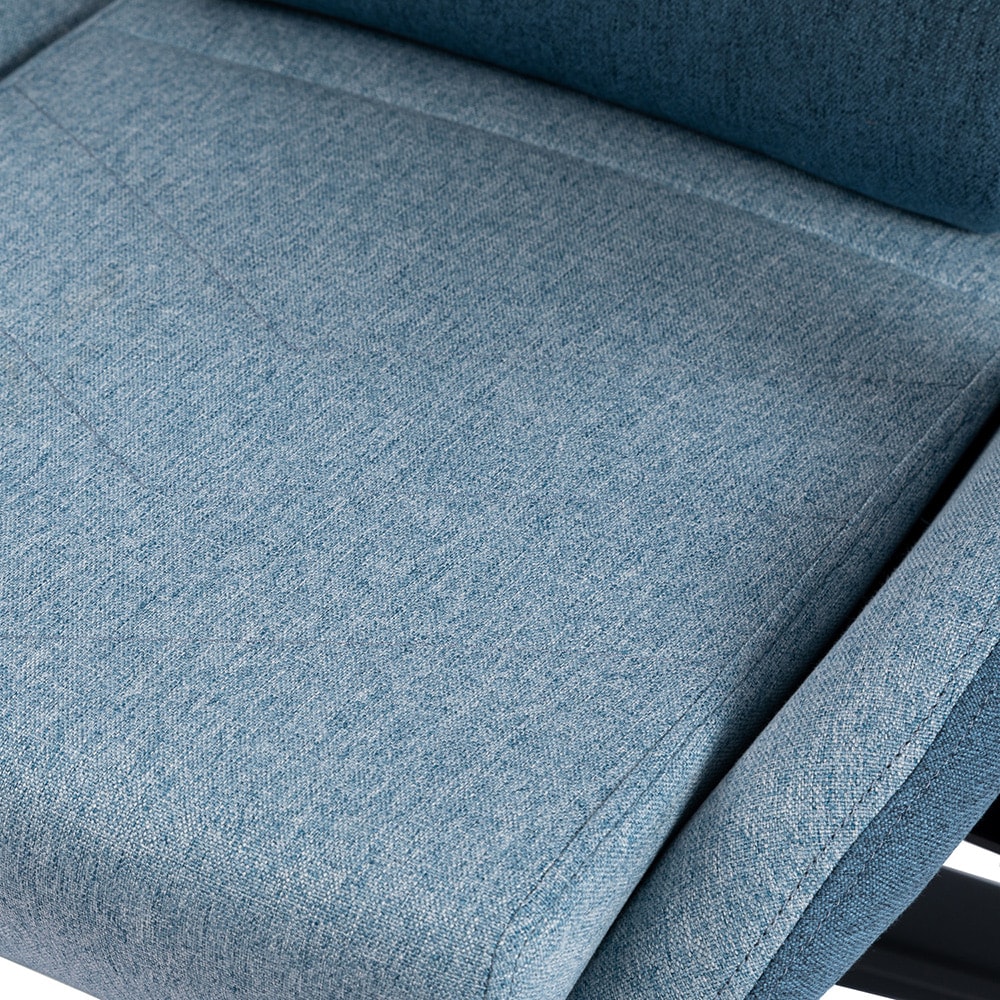 VESTEX ゲーミングチェア ブルー ファブリック フットレストなし VES-S1BL