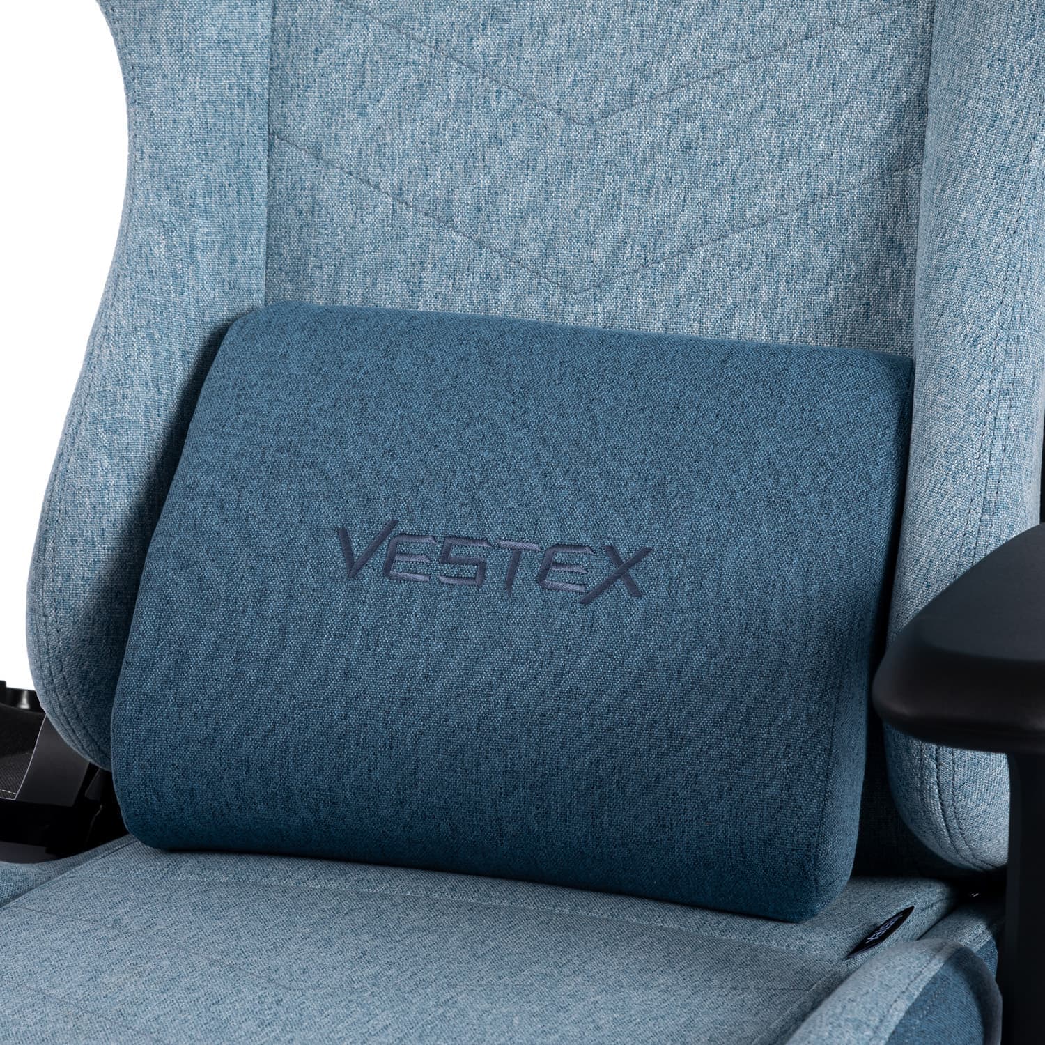 VESTEX ゲーミングチェア ブルー ファブリック フットレストなし VES-S1BL