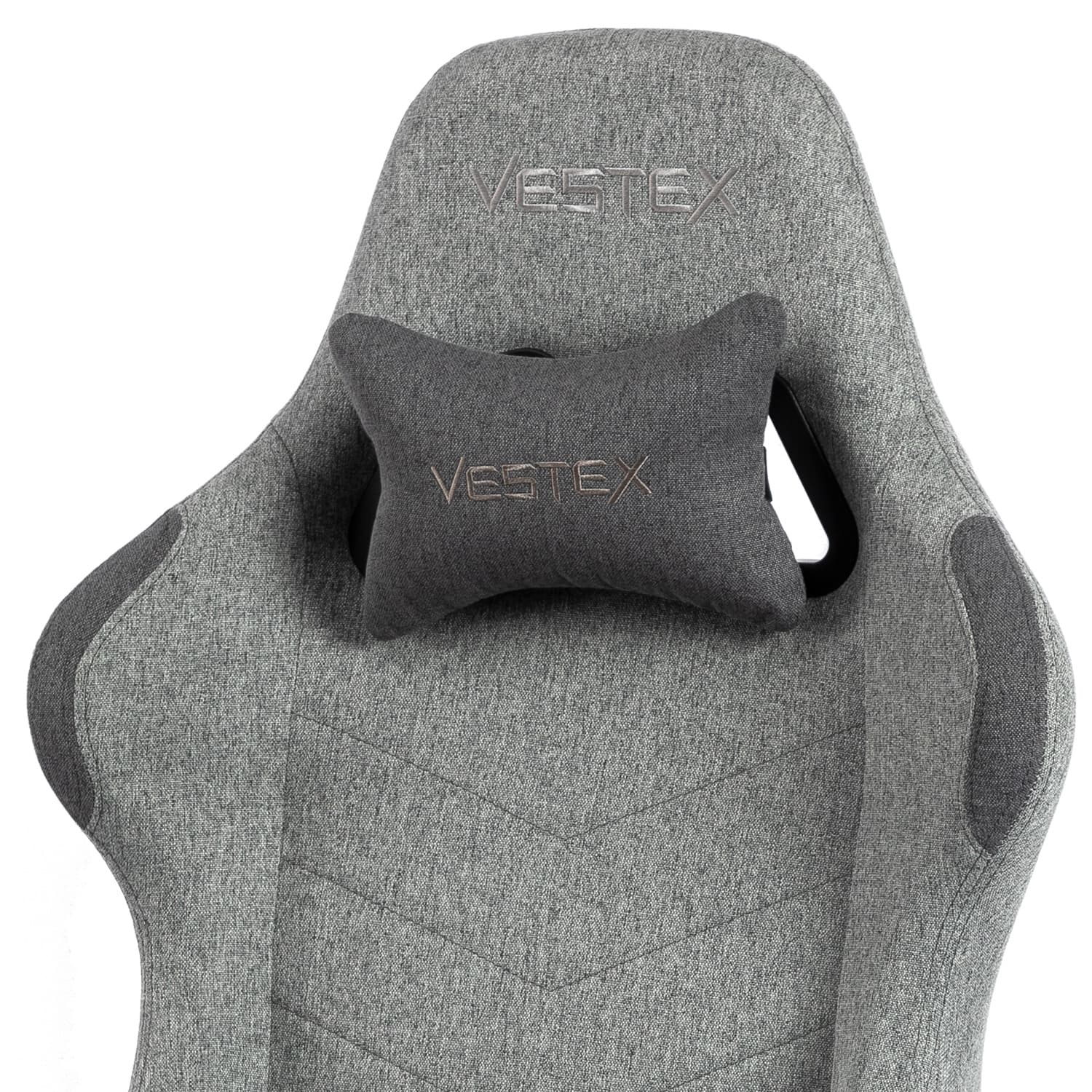 VESTEX ゲーミングチェア グレー ファブリック フットレストなし VES-S1GY
