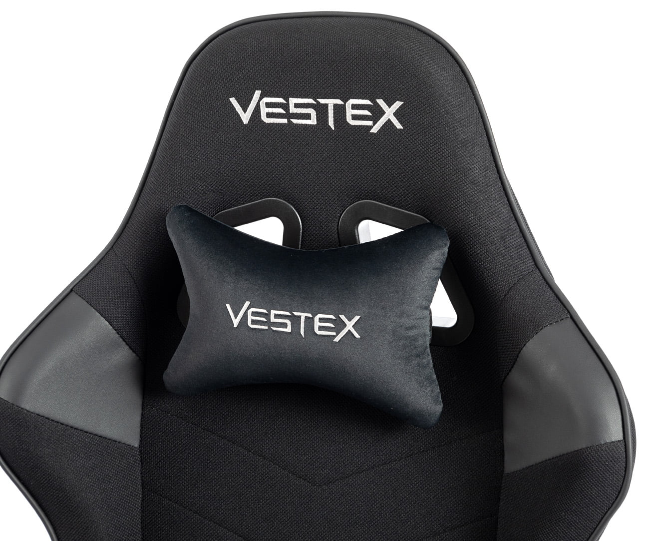 VESTEX ゲーミングチェア ブラック メッシュファブリック フットレストなし VES-S2BK