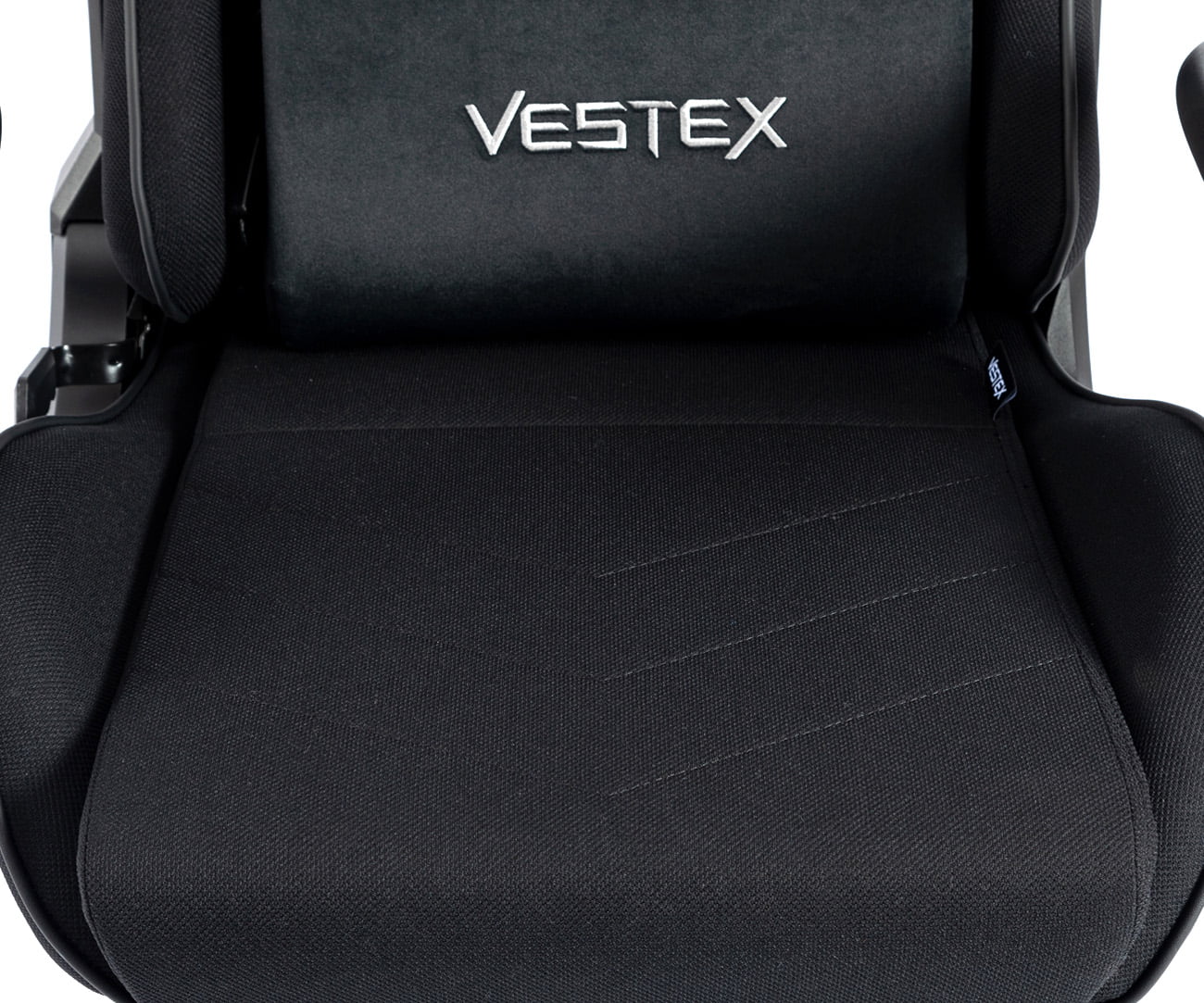 VESTEX ゲーミングチェア ブラック メッシュファブリック フットレストなし VES-S2BK
