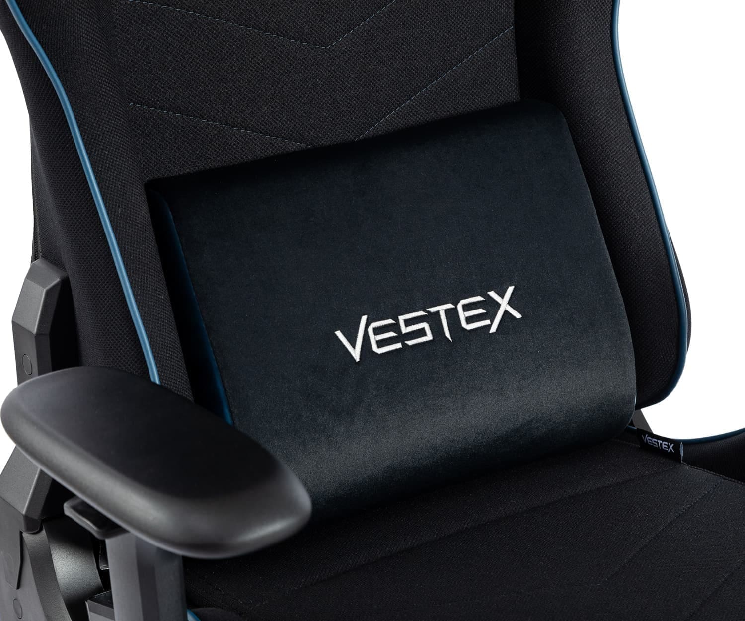 VESTEX ゲーミングチェア ブルー メッシュファブリック フットレストなし VES-S2BL