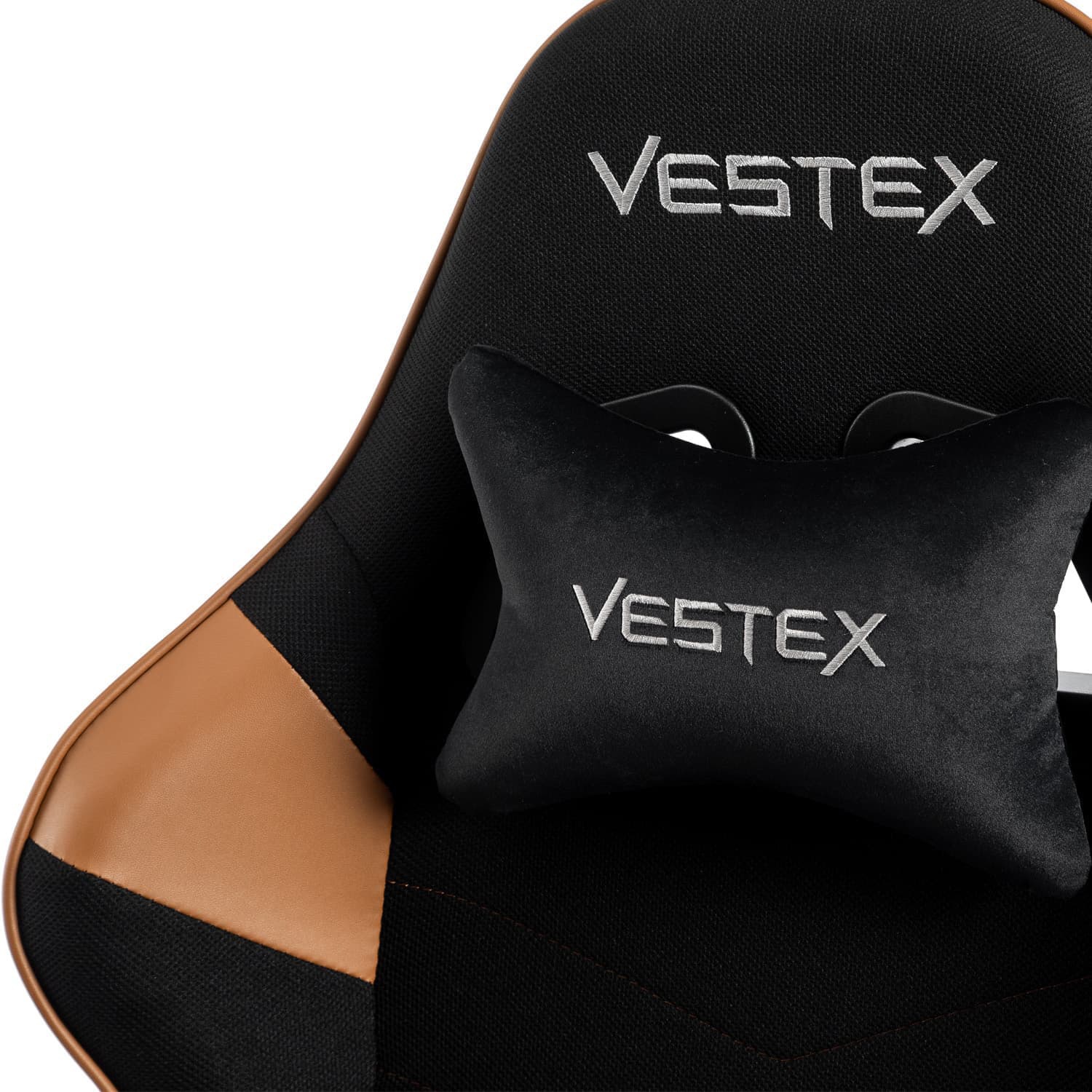 VESTEX ゲーミングチェア ブラウン メッシュファブリック フットレストなし VES-S2BR