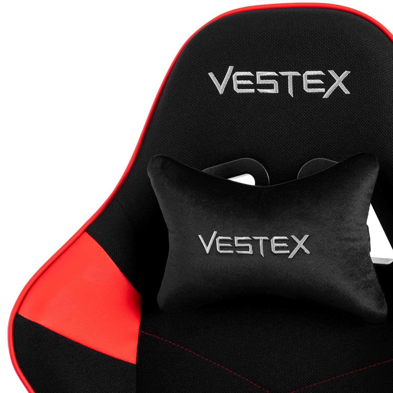 VESTEX ゲーミングチェア レッド メッシュファブリック フットレストなし VES-S2RD