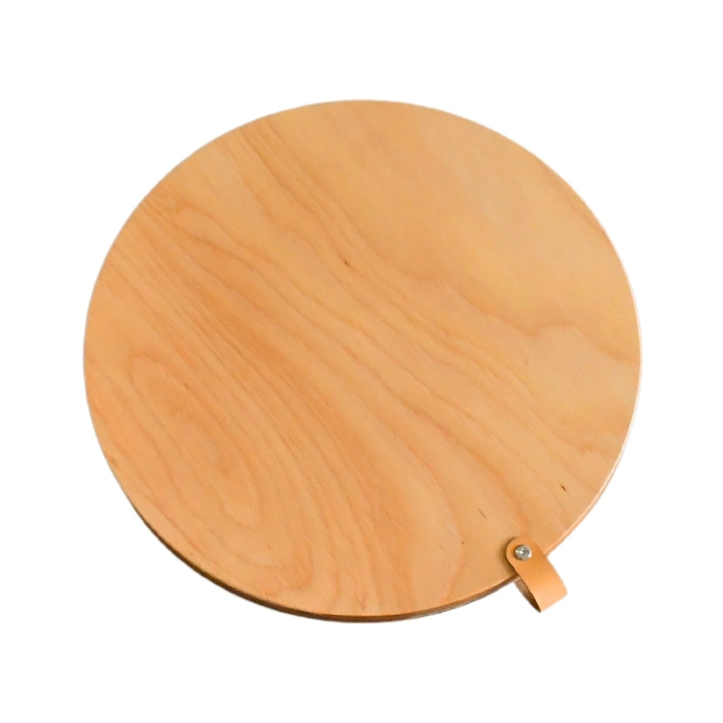 キャスター付きプランタースタンド【径35cm／南魚沼産木材／rootis select】