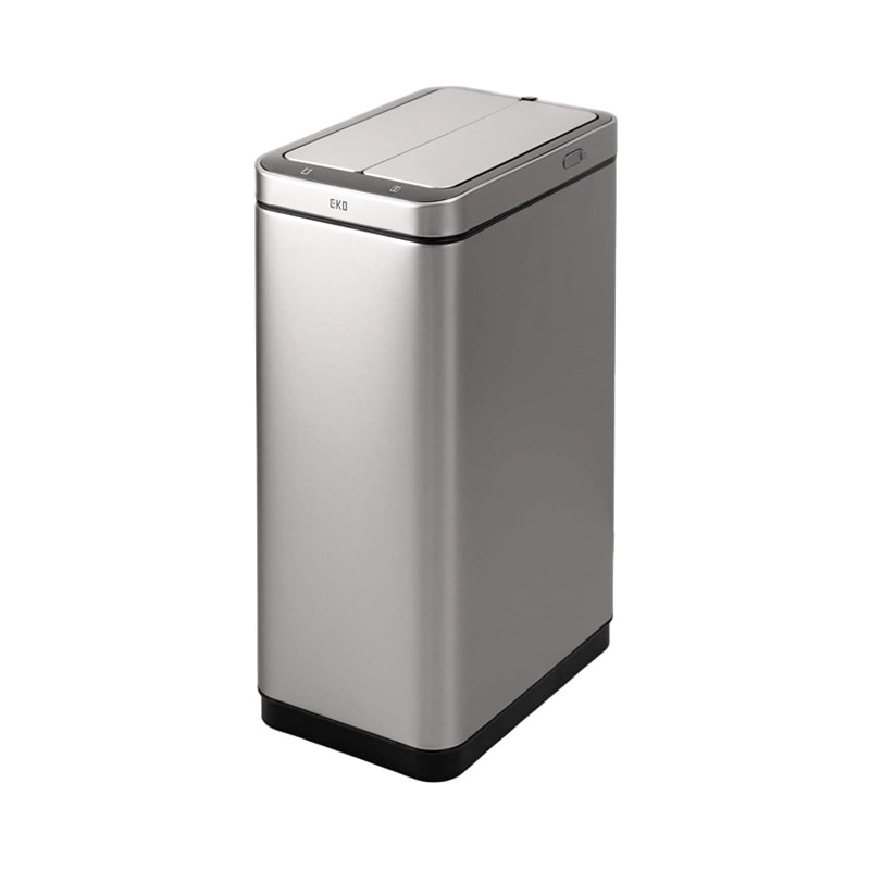 センサー式 自動開閉 ステンレスダストボックス【容量45L・ウィング開閉／EKO】