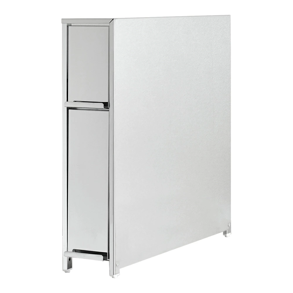 ステンレス製 スパイスステーション【調味料ラック2段】