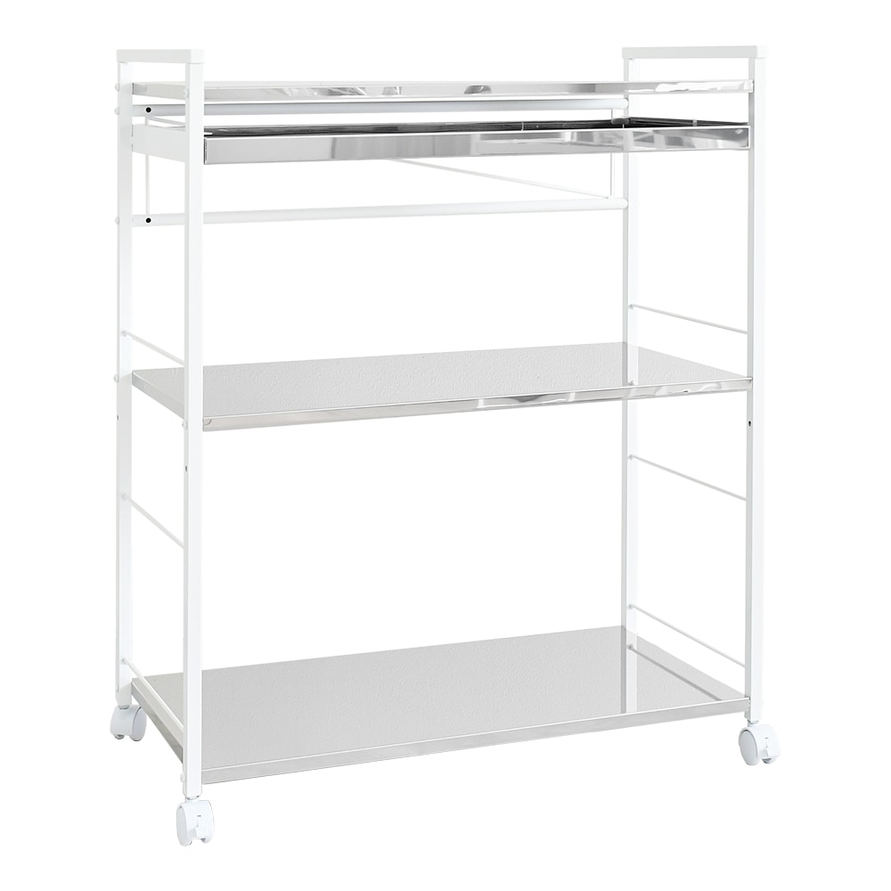 クラルテ ステンレス棚マルチワゴン【引出1・幅73】