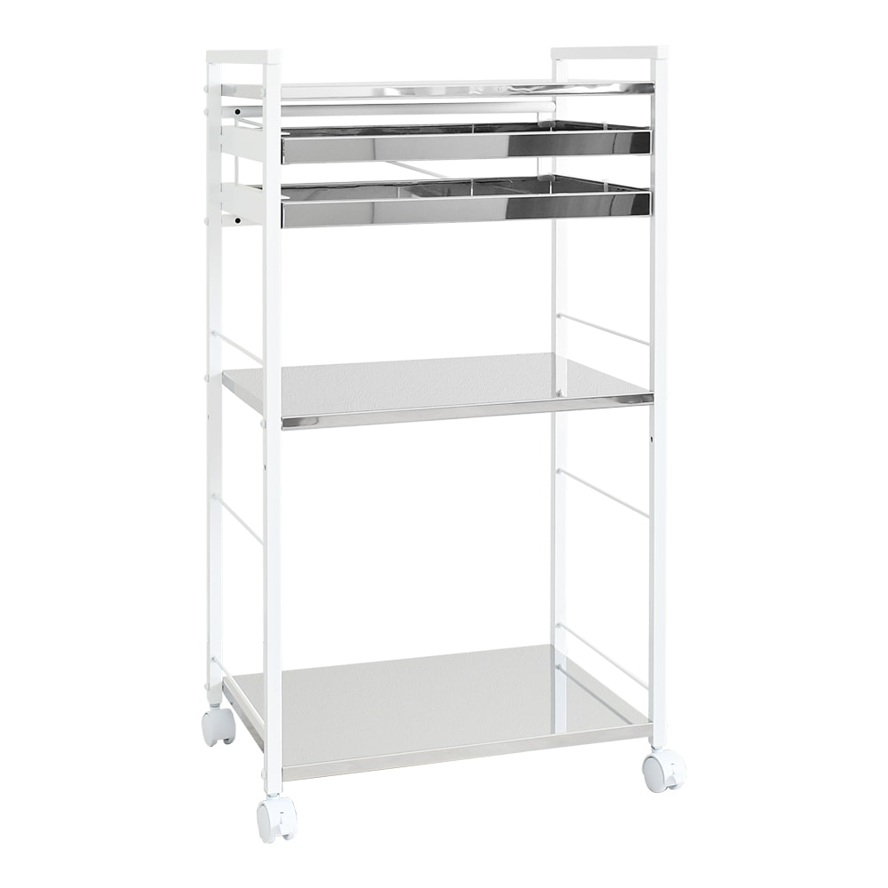 クラルテ ステンレス棚マルチワゴン【引出2・幅50】