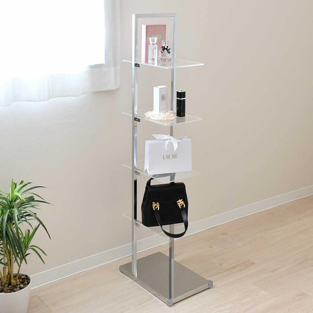 Gate アクリルディスプレイラック【スリム収納】