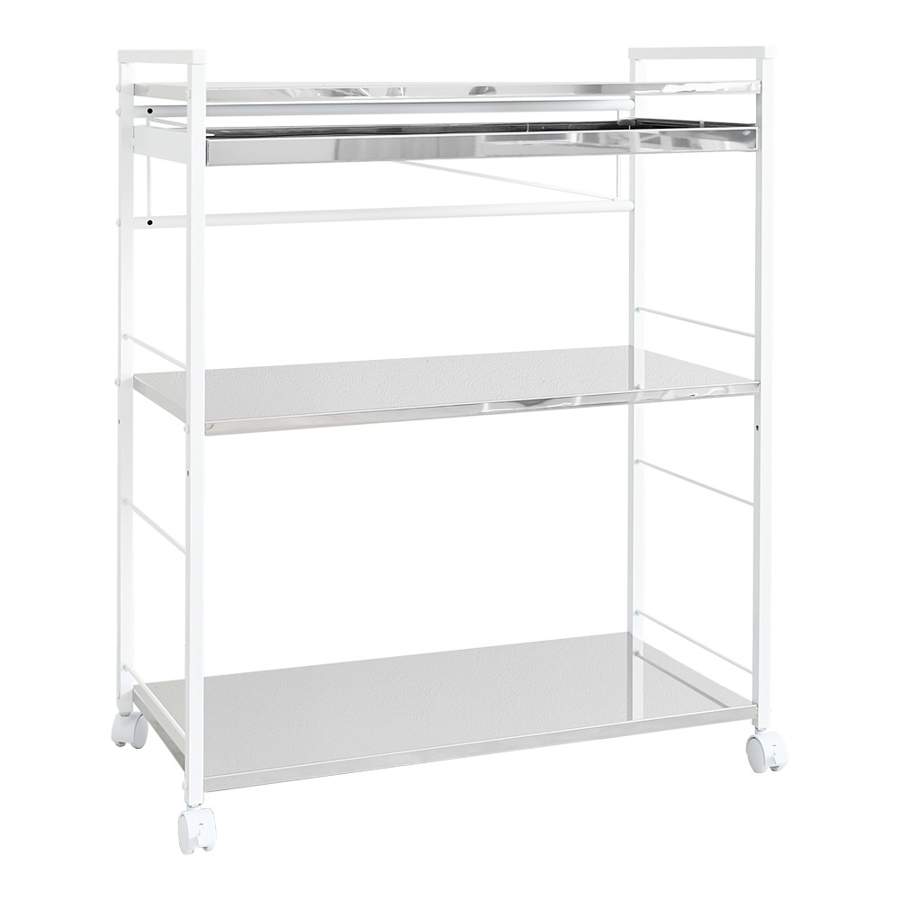 クラルテ ステンレス棚マルチワゴン【引出1・幅73】