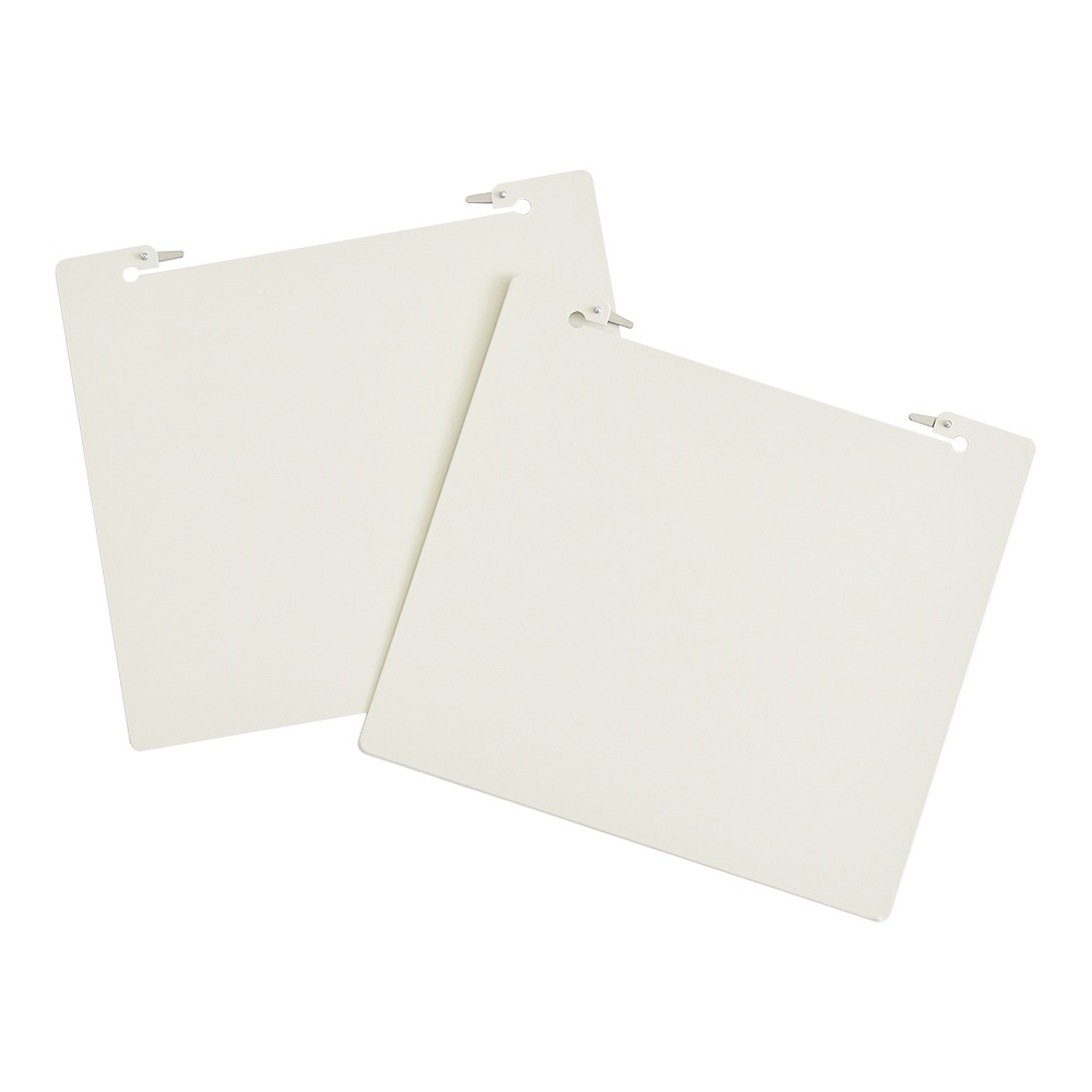 【オプション】Tsum dock ブックタワー用ワイド棚【同色2枚組・シルバー／アイボリー】