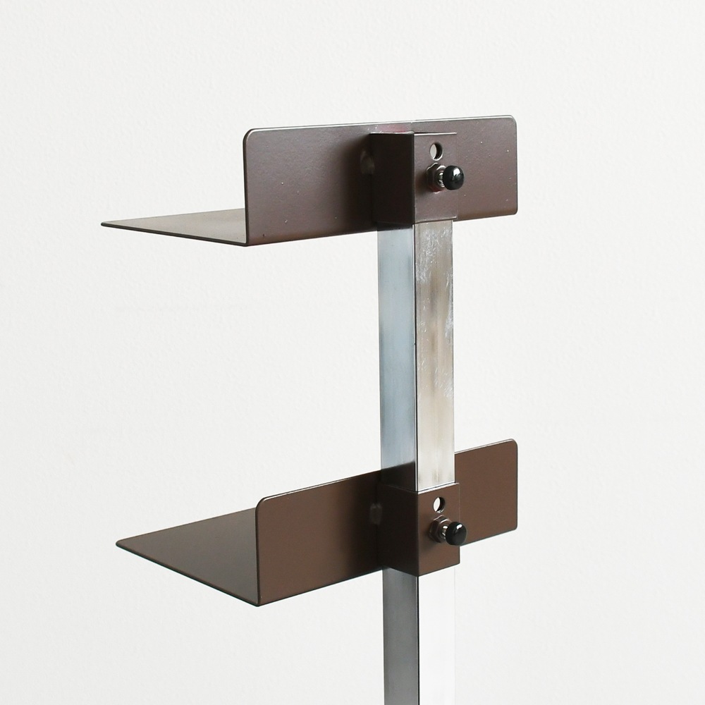 Tsum dock ブックタワー【隠しキャスター付・プレミアムタイプ10段／アイボリー、ブラウン】 