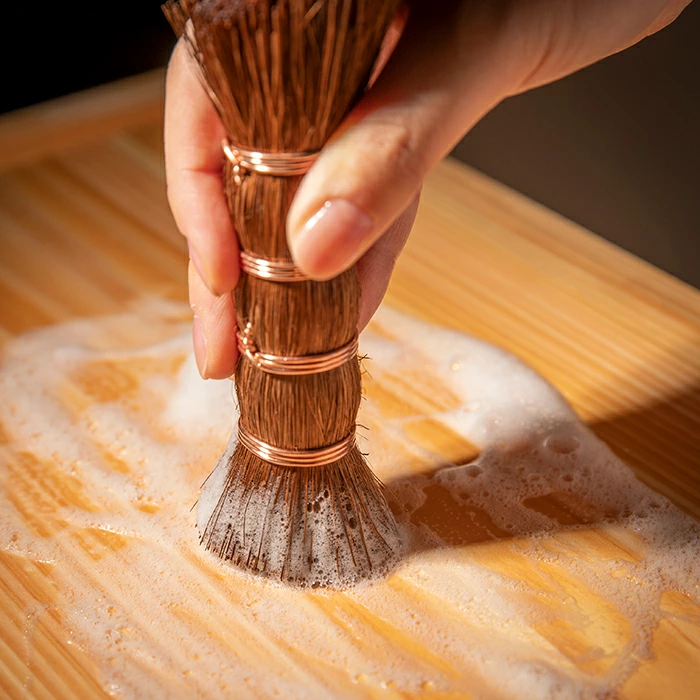 国産棕櫚キッチンブラシ ロング【Broom Craft・深海産業】