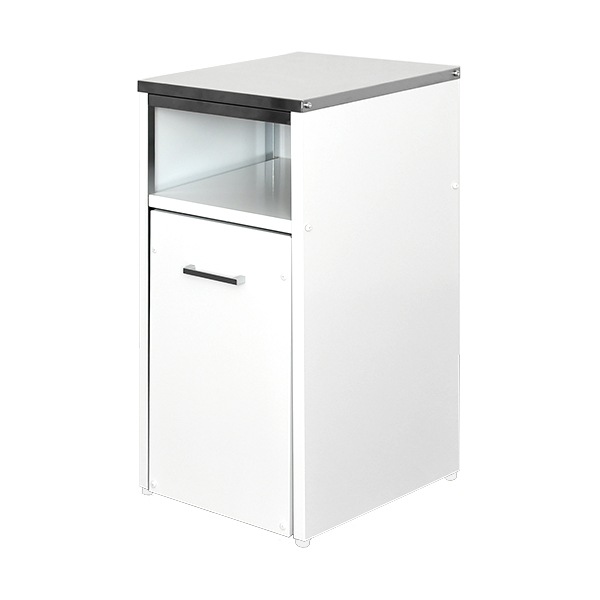 ウォーターサーバーラック【ステンレス天板＆収納ワゴン付き】