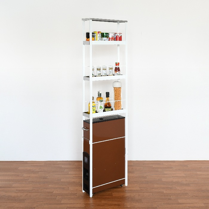 米びつ上 隙間ラック【幅13cm】