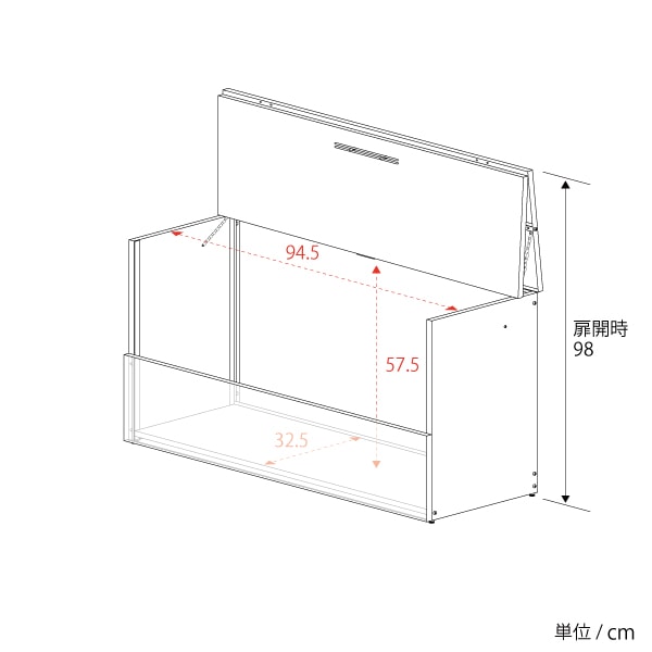 ガルバリウム製 屋外ゴミ収納庫【幅100×奥行38cm／天板・前面フルオープンタイプ】