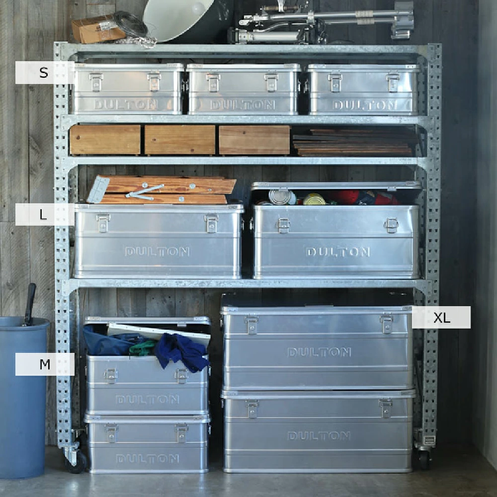 ダルトン(Dulton) アルミコンテナ M 収納ボックス 新品未使用品 DULTON ダルトン アルミコンテナM 「CONVOY 2」 整理 収納 インテリア