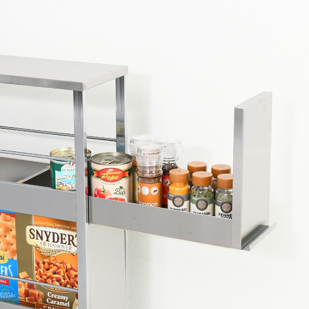 ステンレス製 隙間ラック【引き出しタイプ・幅12×高さ85cm】