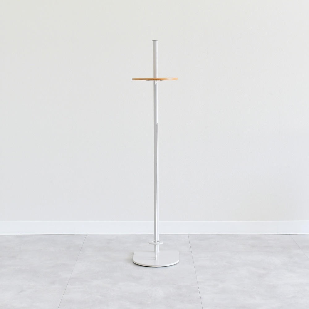 bokula トイレットペーパースタンド【円形木棚付き】　