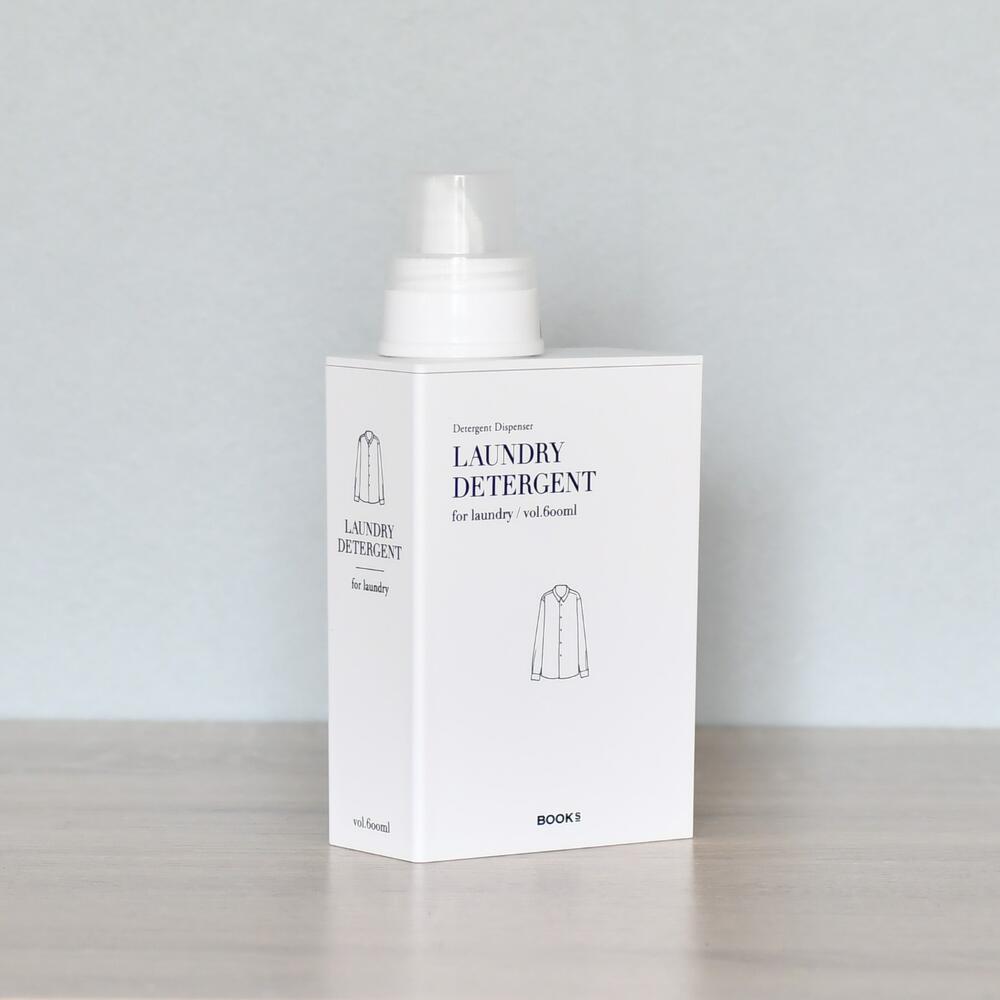 HANDBOOK 洗濯洗剤用 詰め替えボトル 1個【600ml／洗剤用・柔軟剤用・漂白剤用・おしゃれ着洗剤用】