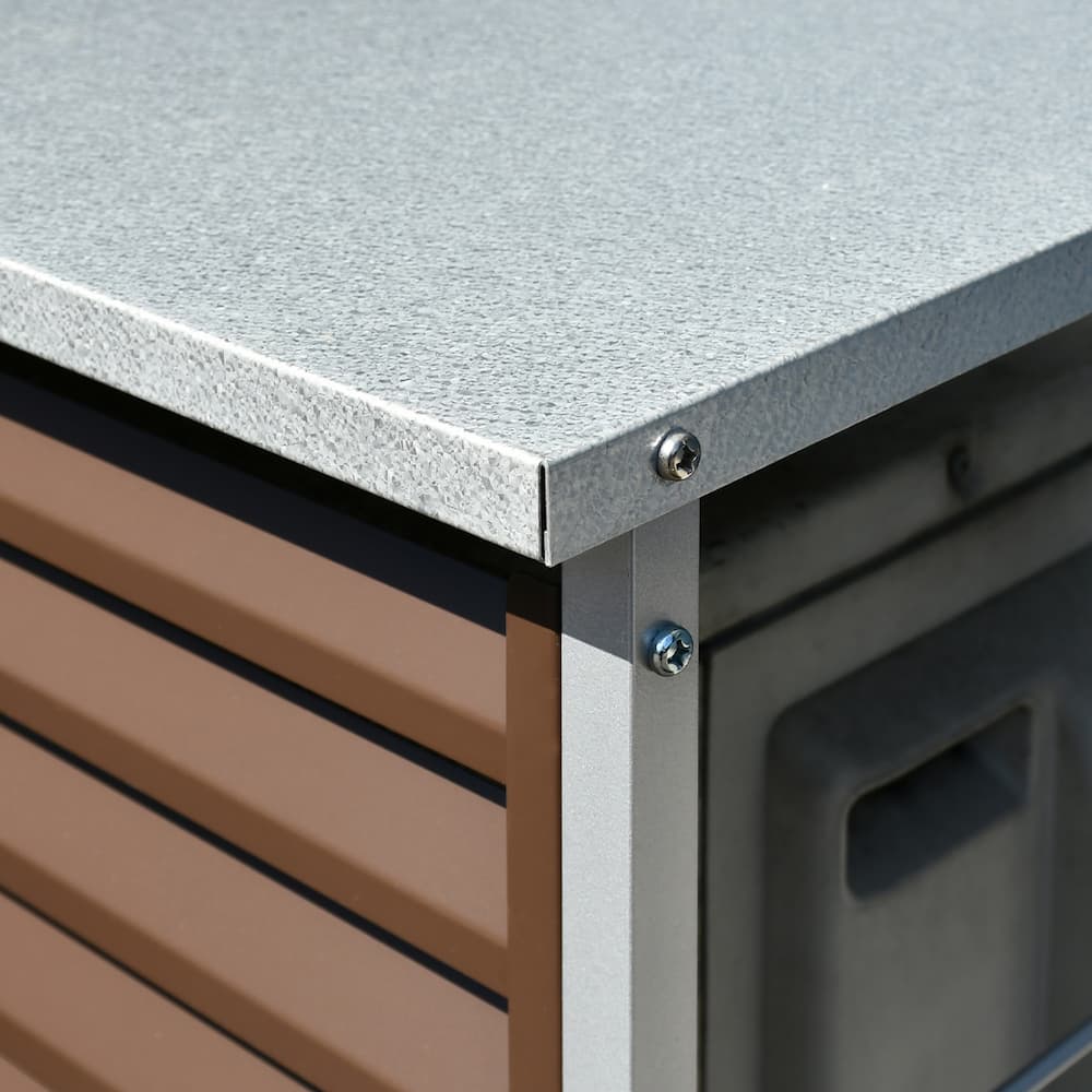 ルーバー室外機カバー 標準タイプ【風向調整・幅91cm】