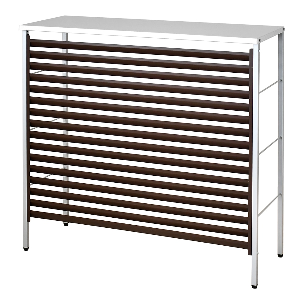 ルーバー室外機カバー 大型タイプ【風向調整・幅101.5cm】