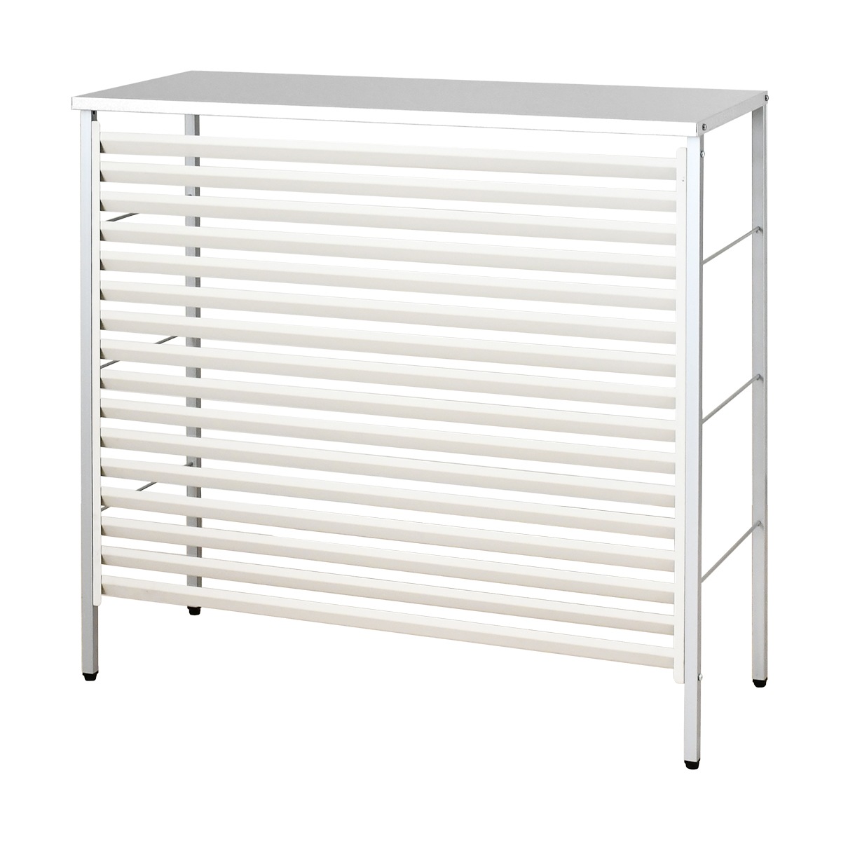 ルーバー室外機カバー 大型タイプ【風向調整・幅101.5cm】