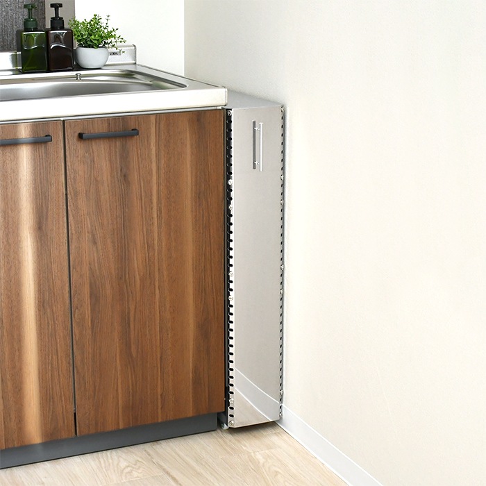 ステンレス製 隙間収納ワゴン【幅15×高さ81cm】