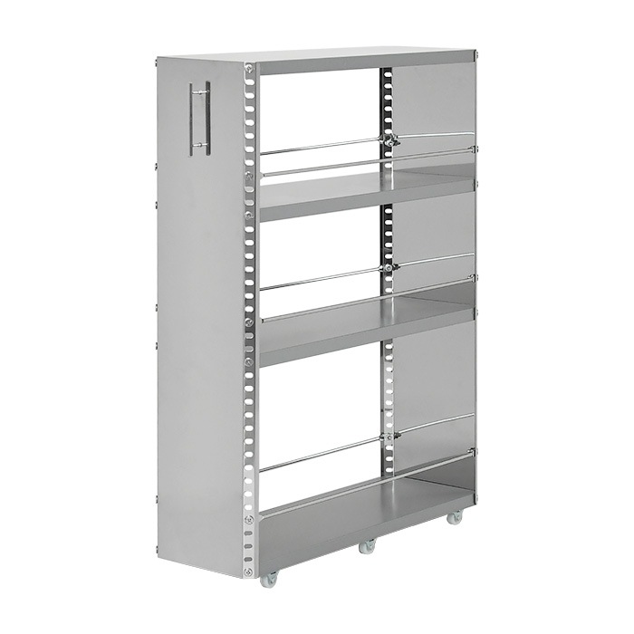 ステンレス製 隙間収納ワゴン【幅20×高さ81cm】