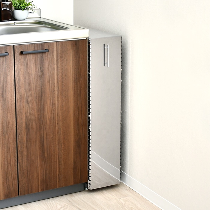 ステンレス製 隙間収納ワゴン【幅20×高さ81cm】