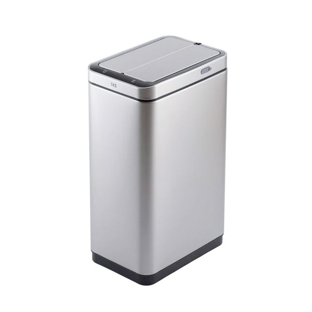 センサー式 自動開閉 ステンレスダストボックス【容量30L・ウィング開閉／EKO】